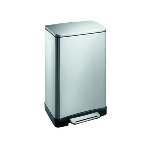 Контейнер для мусора Primanova D-14679 30 л металл цвет серебристый