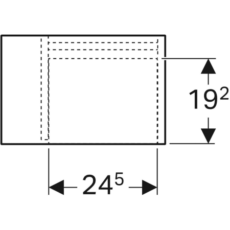 840137000 Шкафчик Geberit iCon с многофункциональным ящиком Geberit  - Вид №2