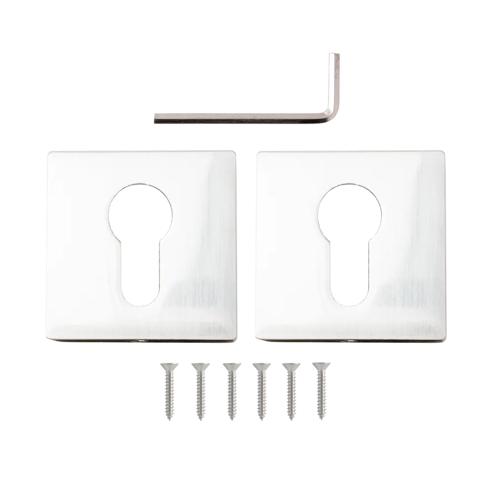 Накладка на замочную скважину Armex DP-C-110 52x52 мм цвет никель STLM-2083071 - Вид №1