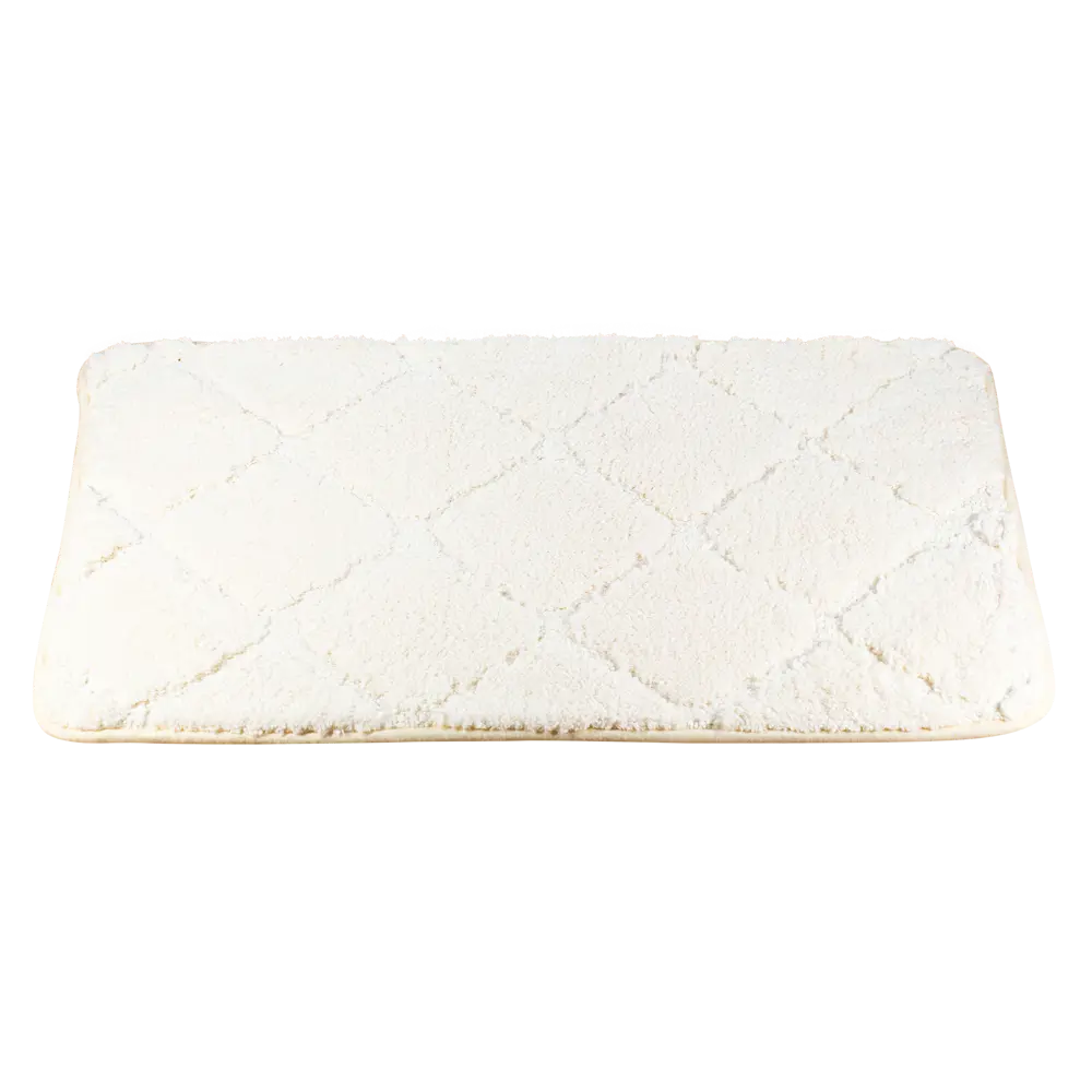 Коврик для ванной комнаты «Quiet» 50х80 см цвет белый Santreyd BSM-21-0217-WHITE STLM-2091272 - Вид №2