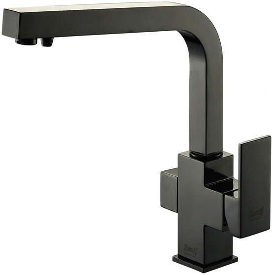 Смеситель ZorG Clean Water ZR 311 YF-black для кухонной мойки, черный