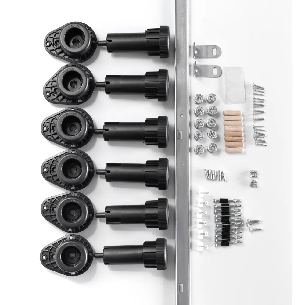 Напольный кухонный шкаф Konsensa 100 см белый с полкой 89410801 STLM-1568250 - Вид №5