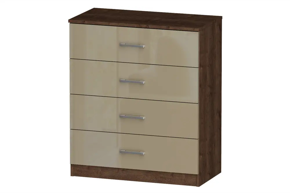 91545897 Комод Furnistyle 10726 4 ящика 80x40x90 см ЛДСП цвет разноцветный STLM-1080079