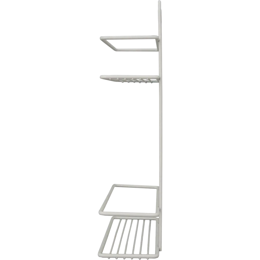 Полка для ванной 25x8.5x36.5 см цвет белый Santreyd Ferro STLM-2008382 - Вид №2