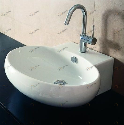 43431 Накладная раковина на столешницу  овальная Ceramica Hidra 