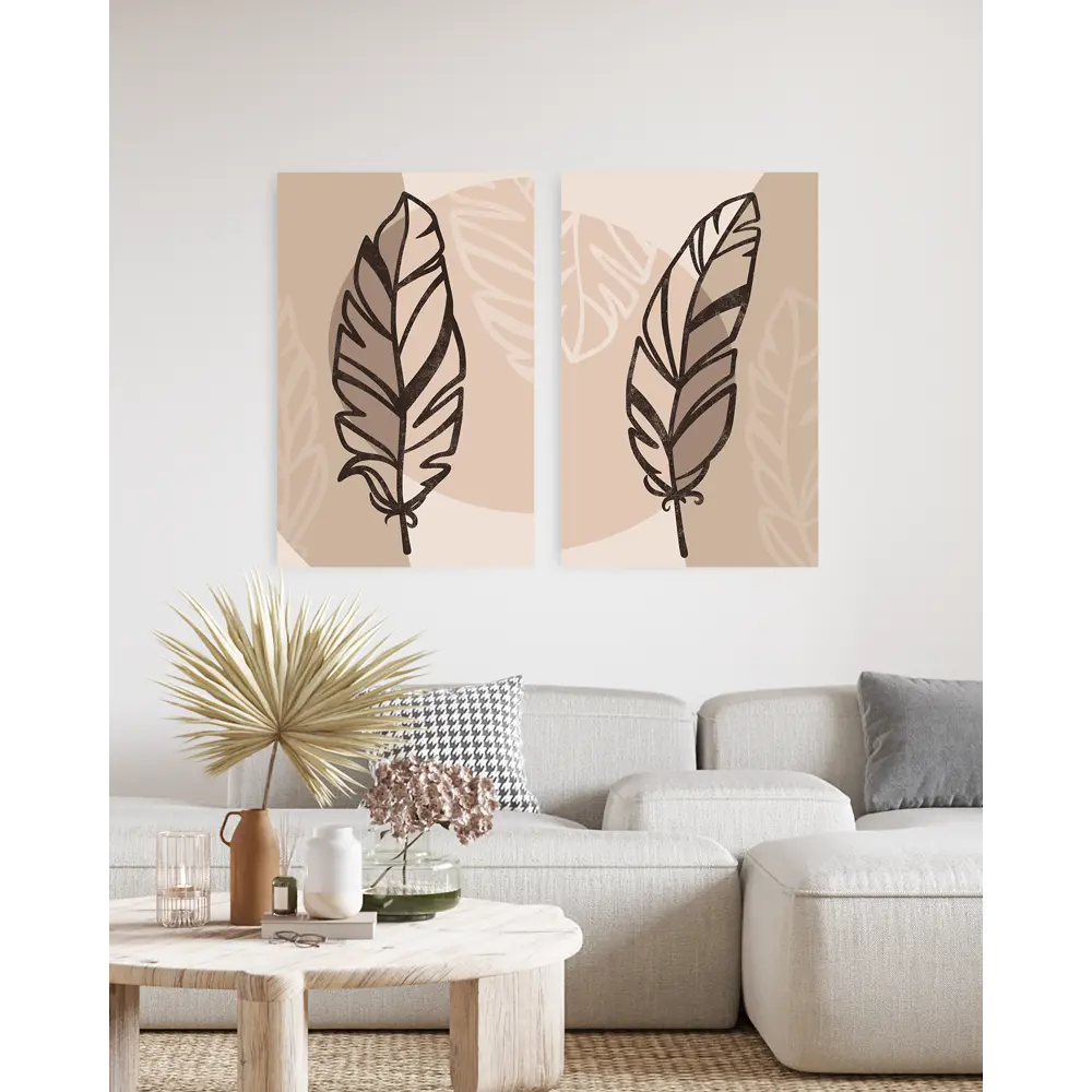 Картина на холсте Перо графика 40x60 см 86551633 STLM-2183570 Постер-лайн  - Вид №2