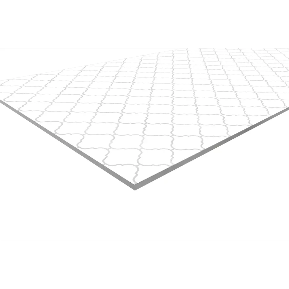 Стеновая панель Arabesque White 300x60 см ALUMOART 84548124 STLM-0051799 - Вид №1