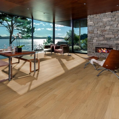 Паркетная доска Kahrs Дуб Бриз Линнея Матовая Гладкая 2600200567 - Вид №13