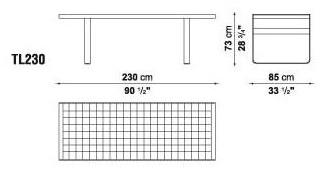 B&B Italia Прямоугольный стол из хрусталя Lens sun-id-1345159 - Вид №4
