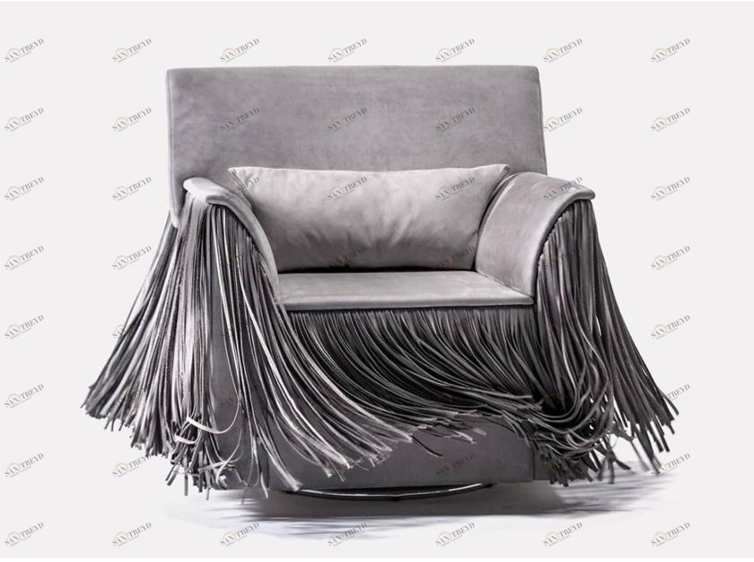 MORADA Вращающееся кресло из нубука с подлокотниками Taglia Taglia acs