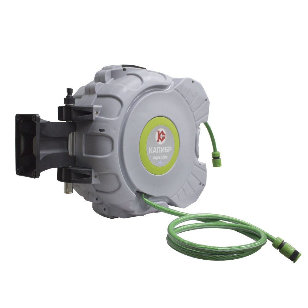 68511 Калибр Шланг поливочный на автоматической катушке ШПАК-27 