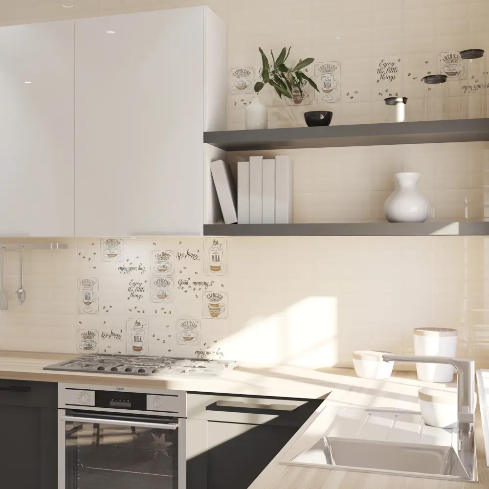 Плитка настенная Azori Liberica 20.1x40.5 см 1.14 м² цвет бежевый STLM-2042198 - Вид №6