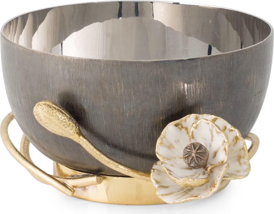 10642286 Michael Aram Чаша декоративная Michael Aram Анемоны 17см, сталь нержавеющая Сталь нержавеющая 