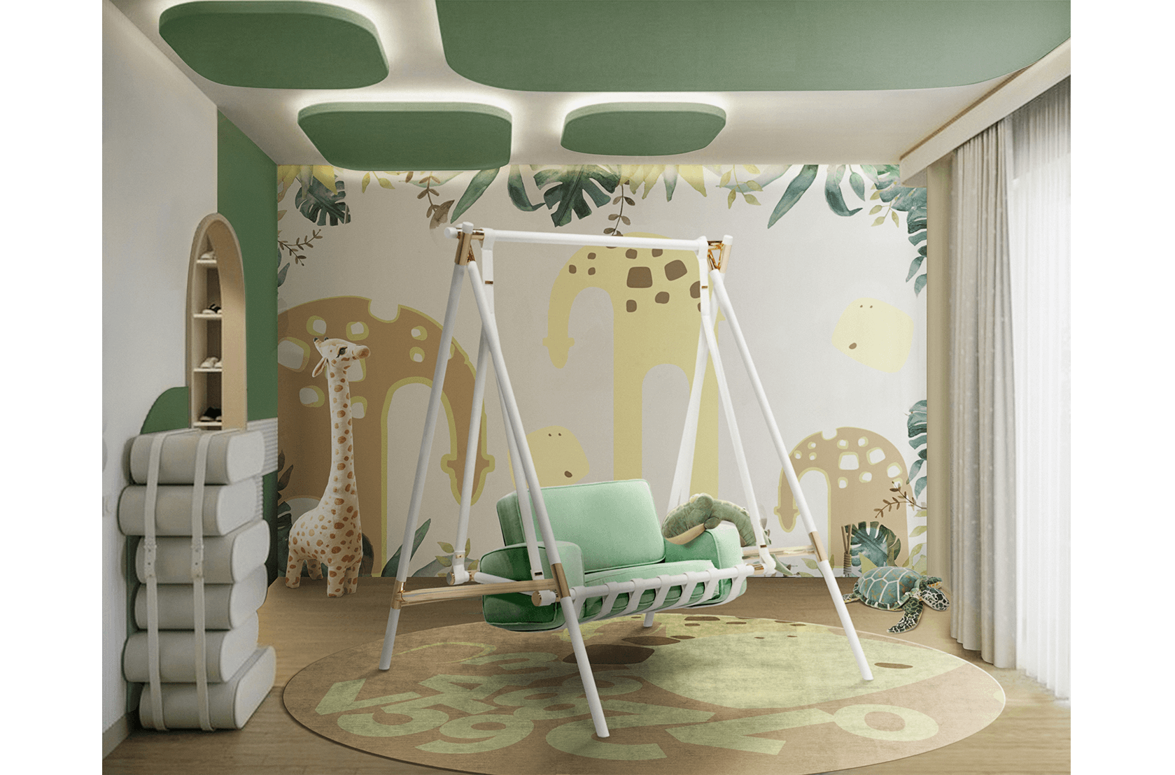 CIST185 Детские ковры Дерево чисел Circu  - Вид №1