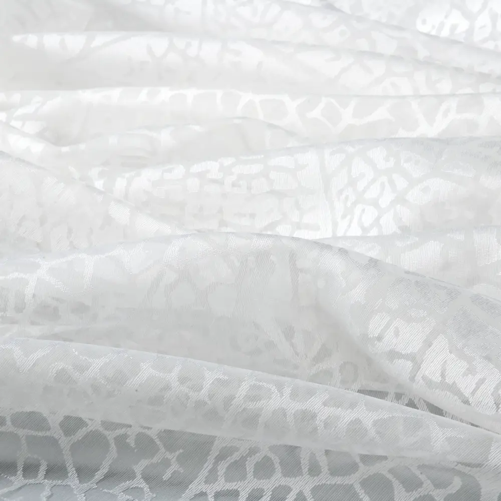 Тюль на ленте «Флора» 250x280 см цвет бежевый GARDEN STLM-2012909 - Вид №2