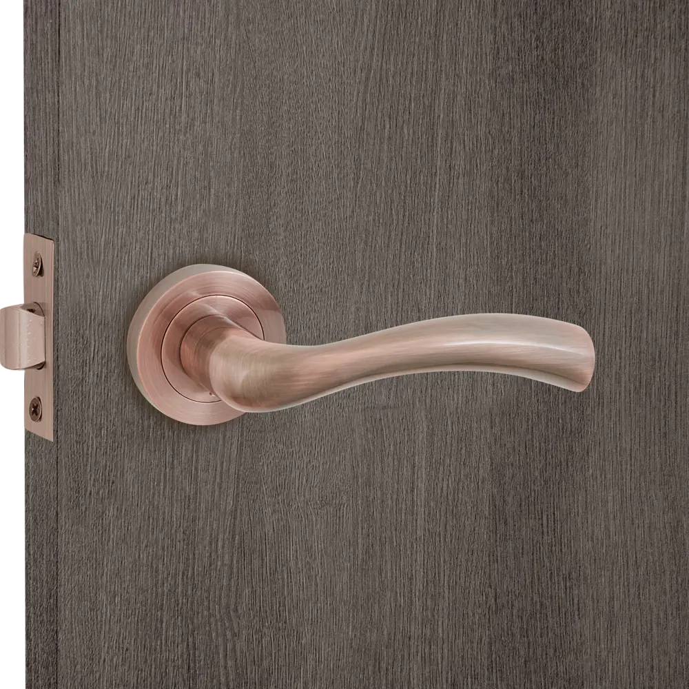 Дверные ручки 155 D, комплект, цвет медь Santreyd STLM-2132600 - Вид №6