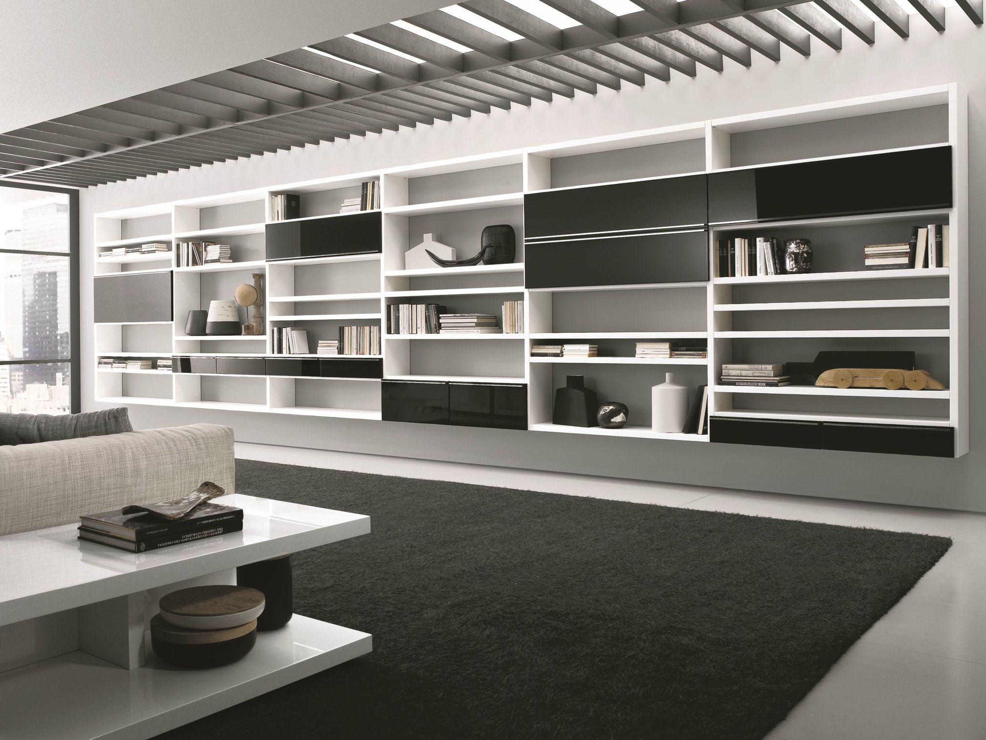 Подвесной книжный шкаф MisuraEmme CROSSING ARCH-00055954 - Вид №1