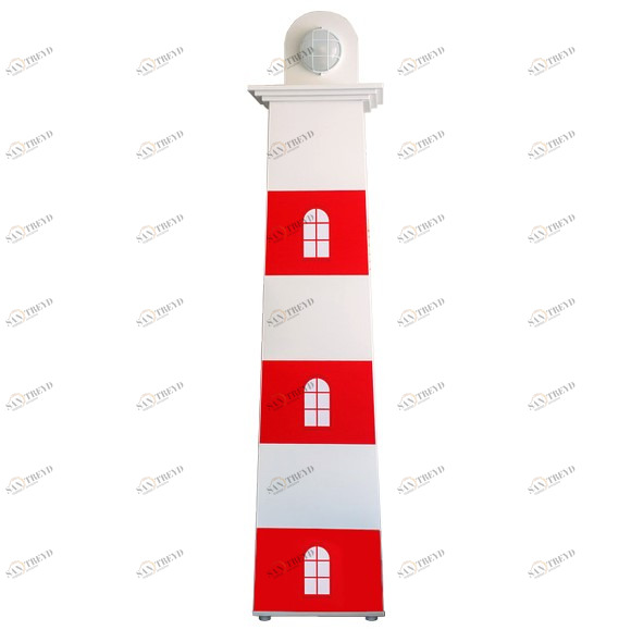 Детский стеллаж-светильник "Тортуга" МАНДАРИН ТОРТУГА 178765 Белый;красный Santreyd 