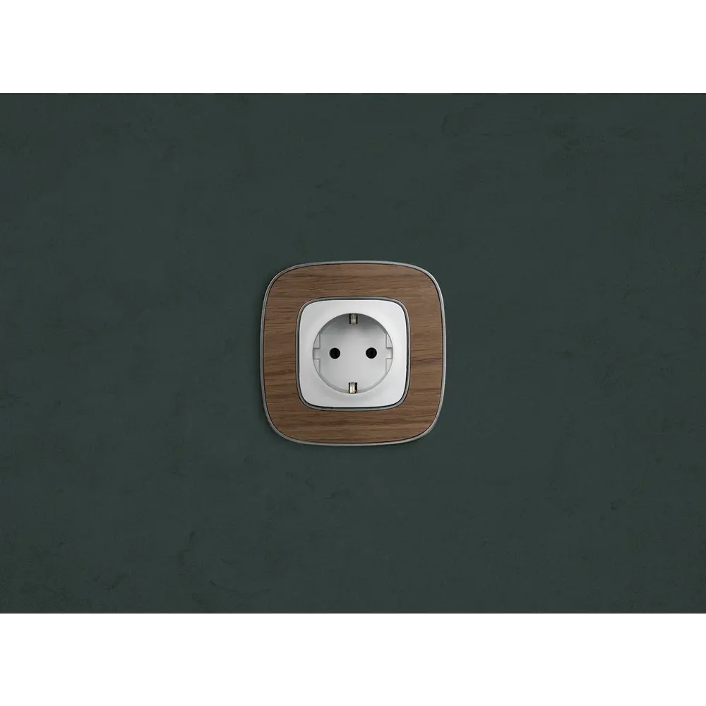 Розетка Legrand VLN-A 2 контакта с заземлением цвет алюминий Valena Allure STLM-2055824 - Вид №10