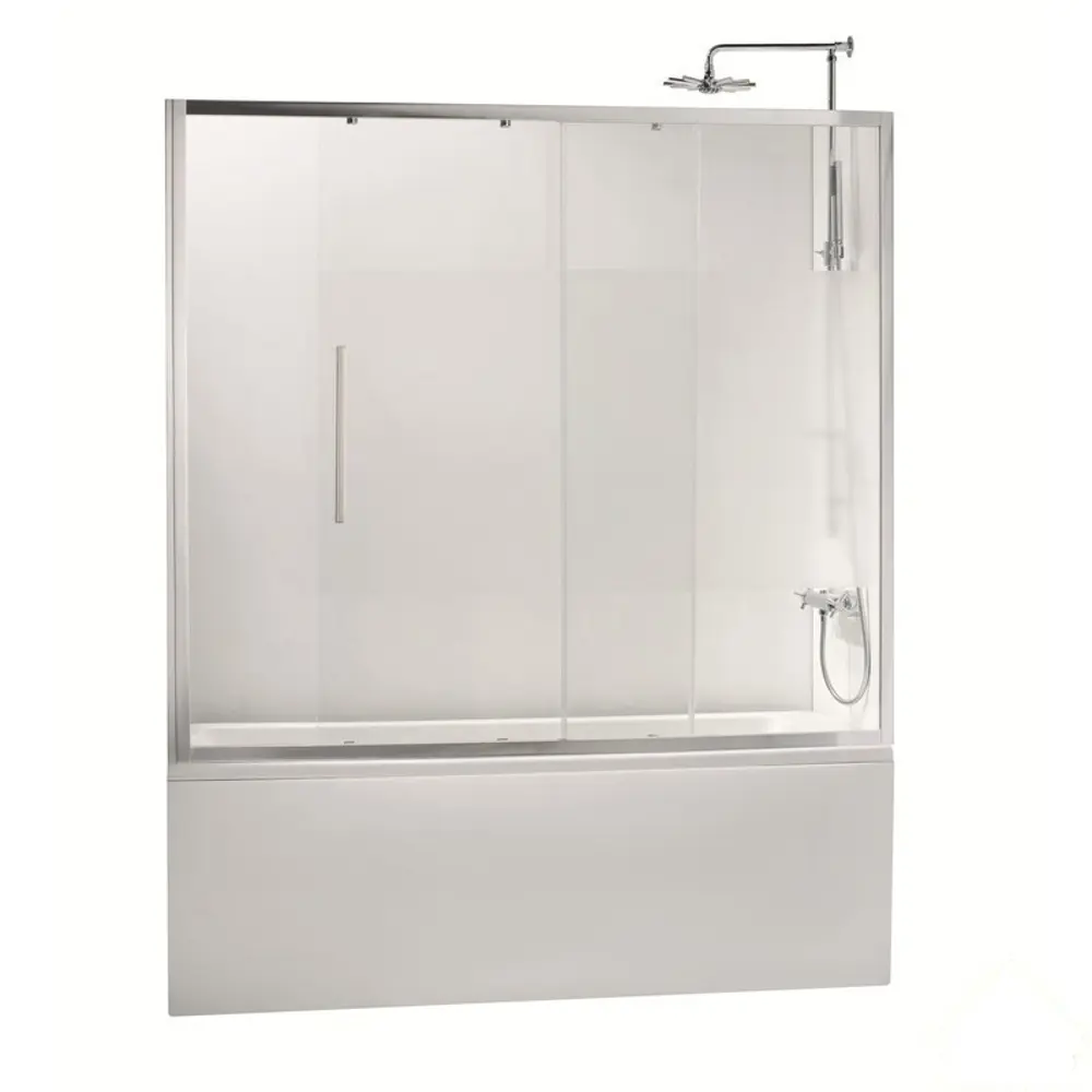 Ширма для ванны фронтальная Sensea Purity, 170х150 см, цвет хром Без серии STLM-2153581