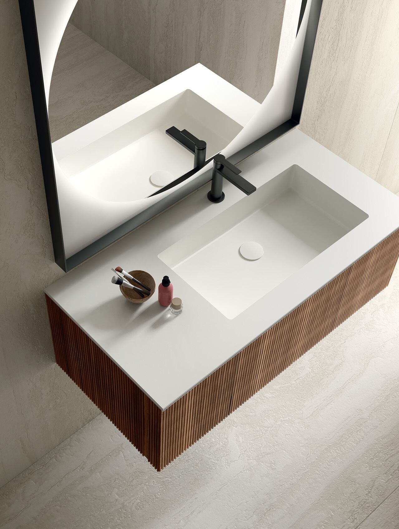 Подвесной умывальник с ящиками ARCOM Wind ARCH-00090629 - Вид №1