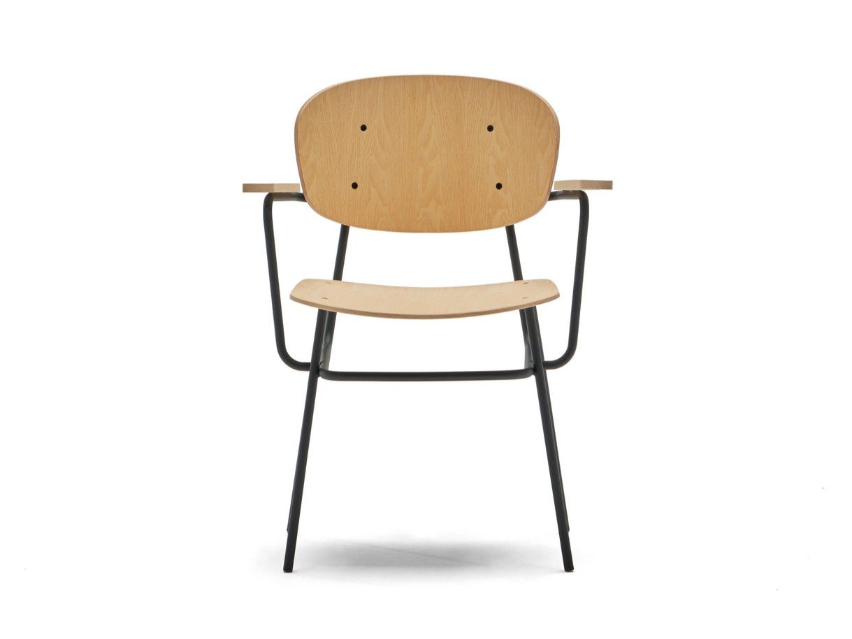 Стул из ясеня с подлокотниками Blasco&Vila Fosca ARCH-00022906