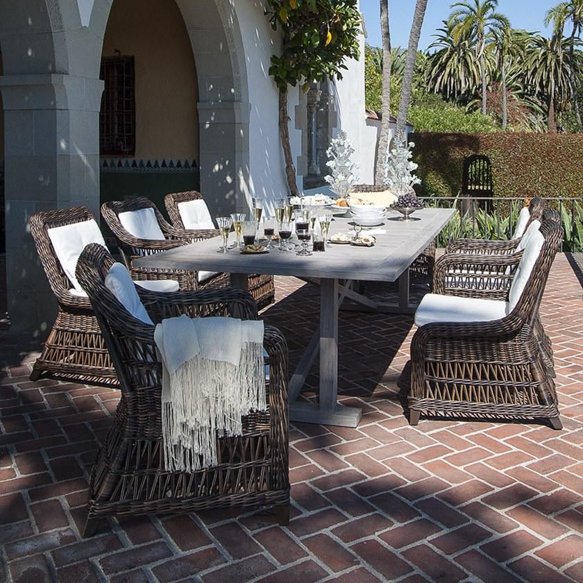 JANUS et Cie Прямоугольный обеденный стол из тика Arbor sun-id-1356672 - Вид №5