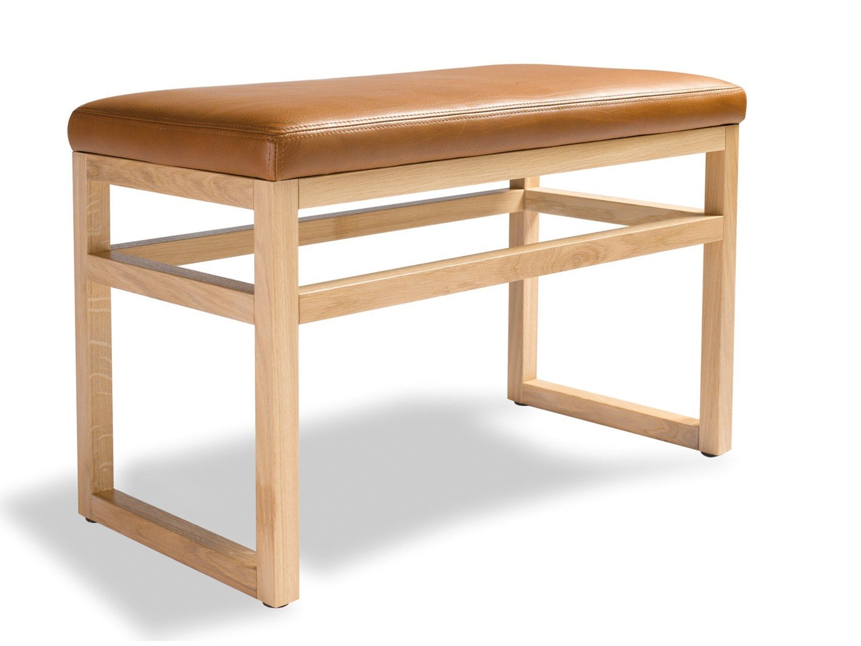 Кожаный низкий табурет Duvivier Canapés Marceau ARCH-00070104 - Вид №1