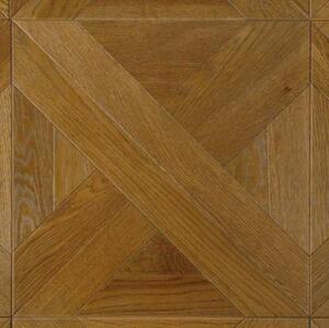 Модульный паркет Marco Ferutti Linea Linea Коньяк Дуб с брашью (Текстурированная) 405х405 мм.