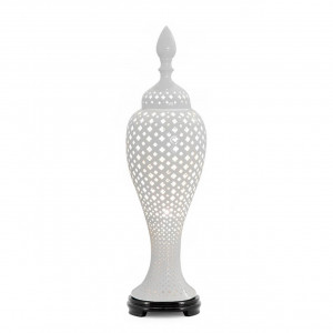 500247-10 ABHIKA СВЕТИЛЬНИК MING CROSS WHITE