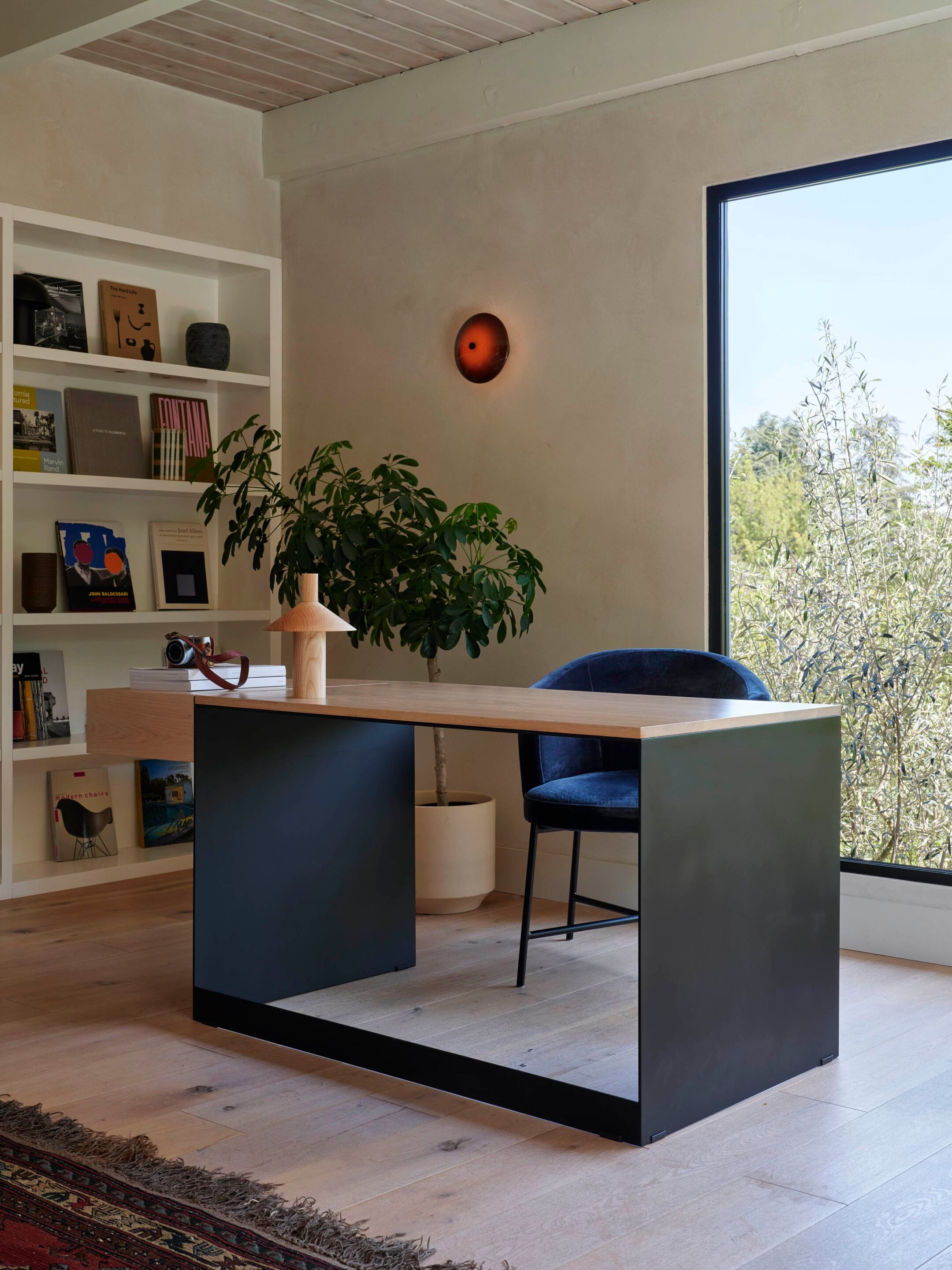 Прямоугольный стол с деревянной столешницей и ящиками Phase Design отдел ARCH-00059833 - Вид №10