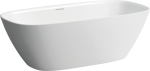 H2313020000001 Ванна свободностоящая, материал Sentec, встраиваемый слив-перелив, ножки LAUFEN PRO