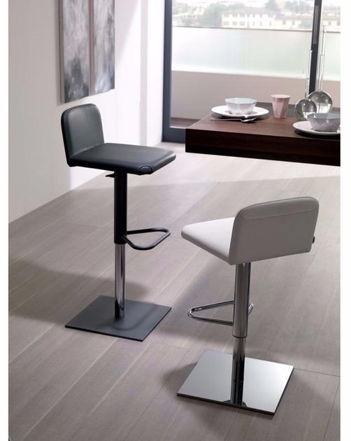 Ozzio Italia Стул кожаный с газлифтом Lunette S522  - Вид №1