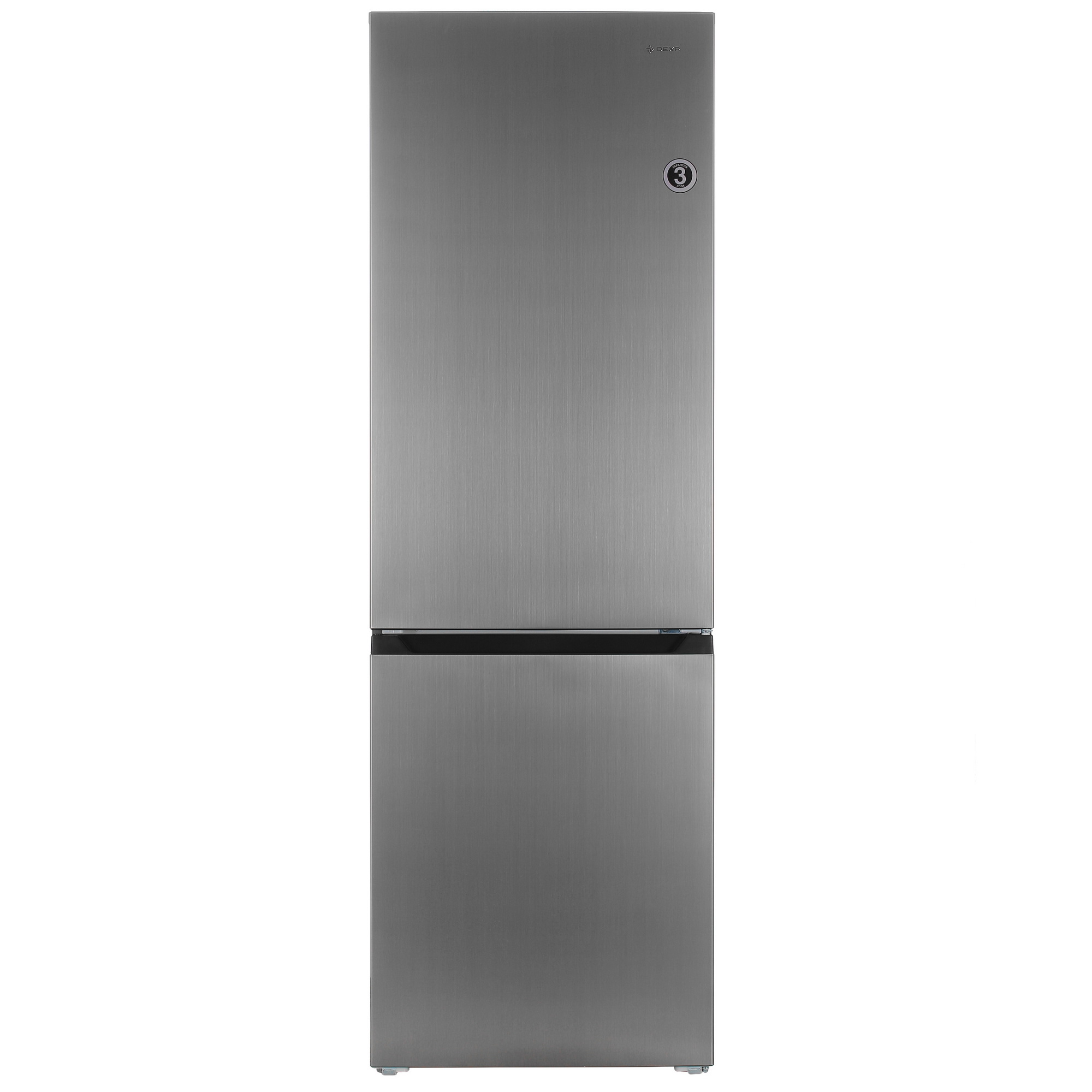 9089397 Холодильник с морозильником   DEXP B2-32AHA серебристый STDN-0035280 - Вид №2