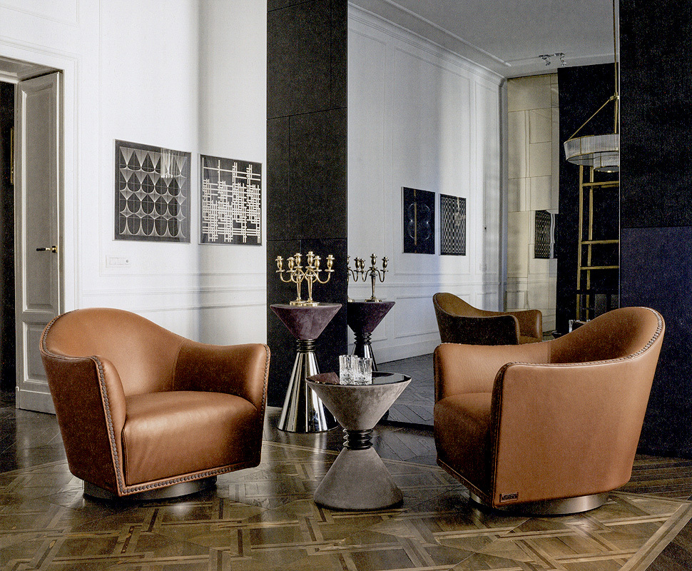 Кресло вращающееся VIVIENNE LONGHI X 692 Loveluxe