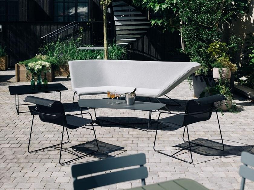 Fermob 3-х местный угловой тканевый садовый диван Ultrasofa 6241 - Вид №1