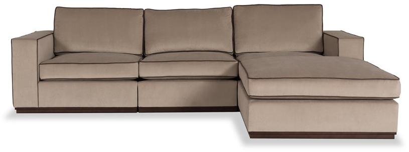 Stylish Club Бархатный диван с шезлонгом Fortune Scf.f07 - Вид №2