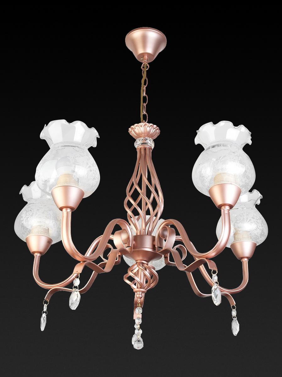 Подвесная люстра Toplight Kelli TL5680D-05PG TOPLIGHT KELLI 186069 Белый  - Вид №2