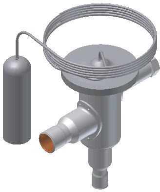 Danfoss TUB/TUBE — Клапаны терморегулирующие со встроенными клапанными узлами TUBE Клапан терморегулирующий 068U2023