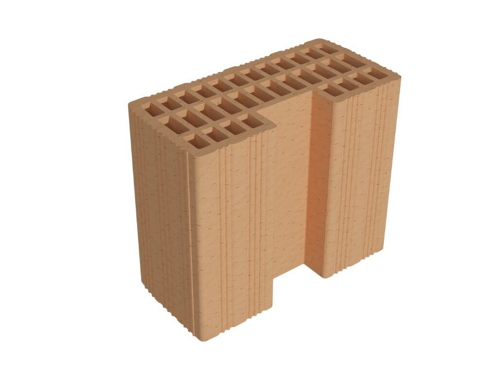 Несущий блок из кирпича DI MUZIO LATERIZI стена POROTON® - P800 MA ARCH-00119668 - Вид №1