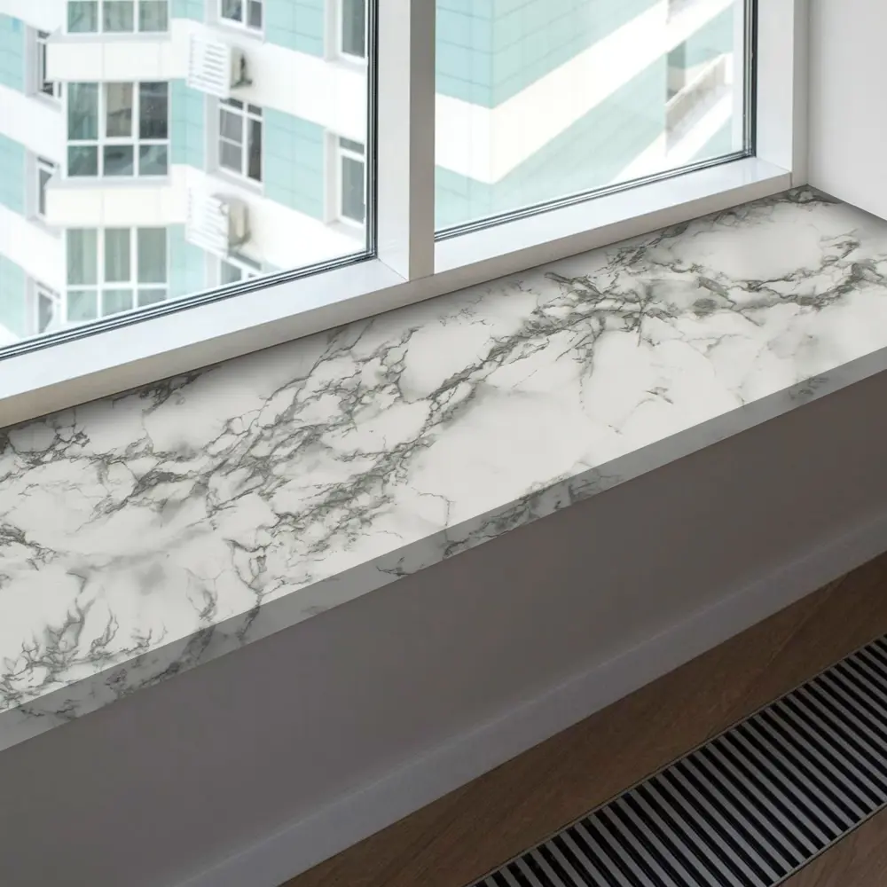 89346794 Пленка самоклеящаяся Мрамор 0.90x8 м цвет черно-белый STLM-0834099 INSPIRE  - Вид №3