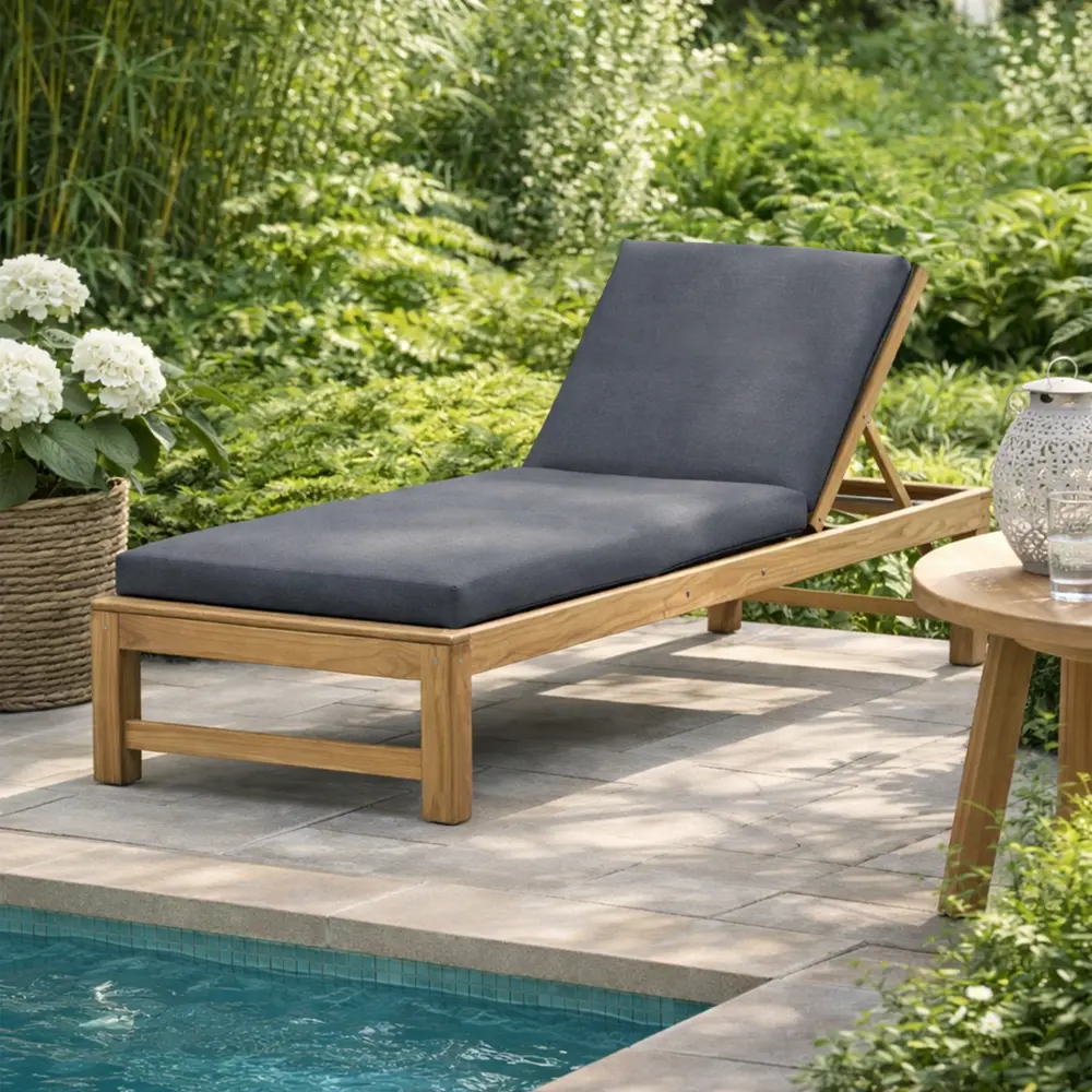 Подушка на шезлонг Seasons Модерн 65x190 см цвет серый STLM-2024814 - Вид №4