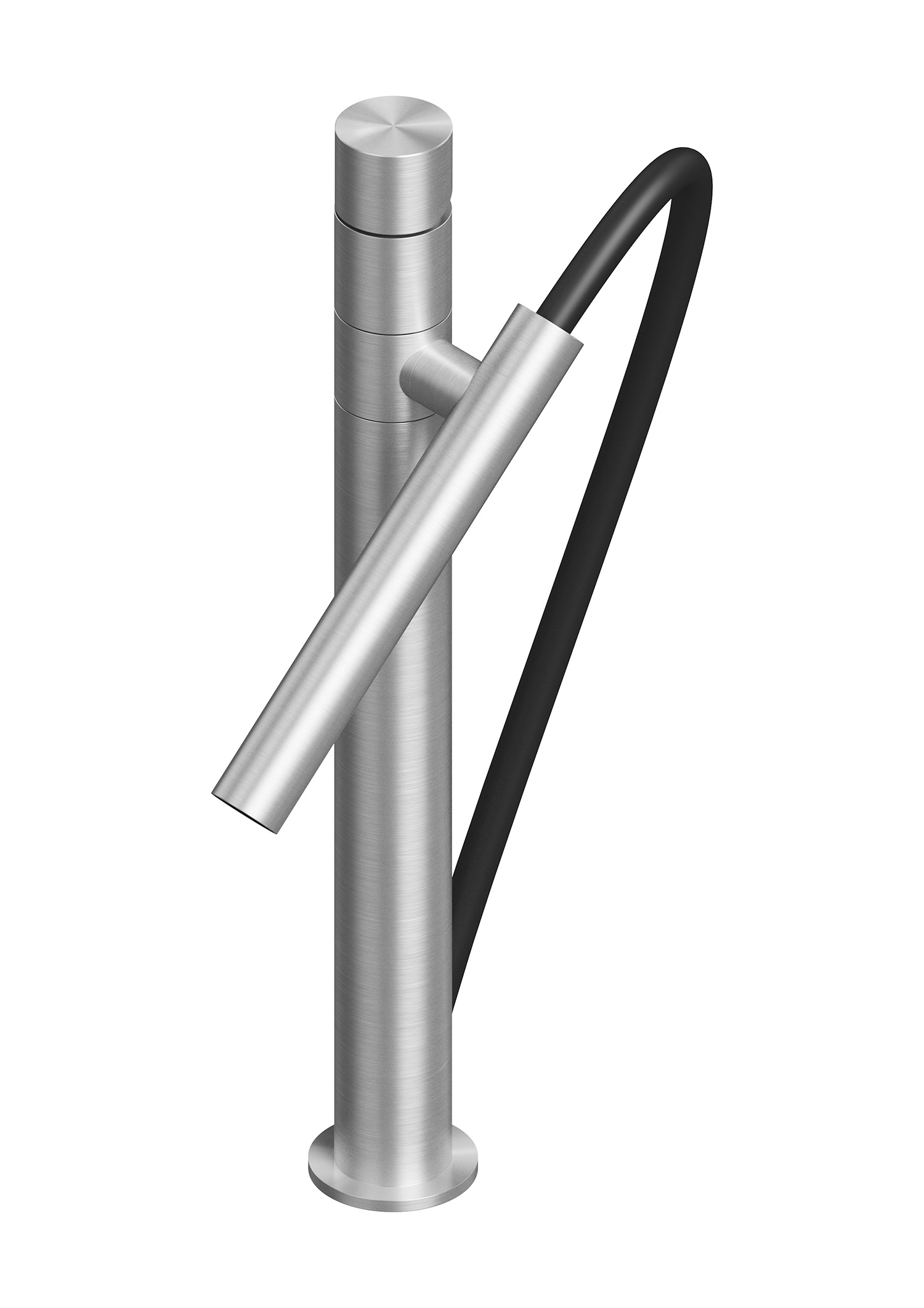 Inox. 400B. Смеситель для кухни с душем Quadrodesign - Вид №1