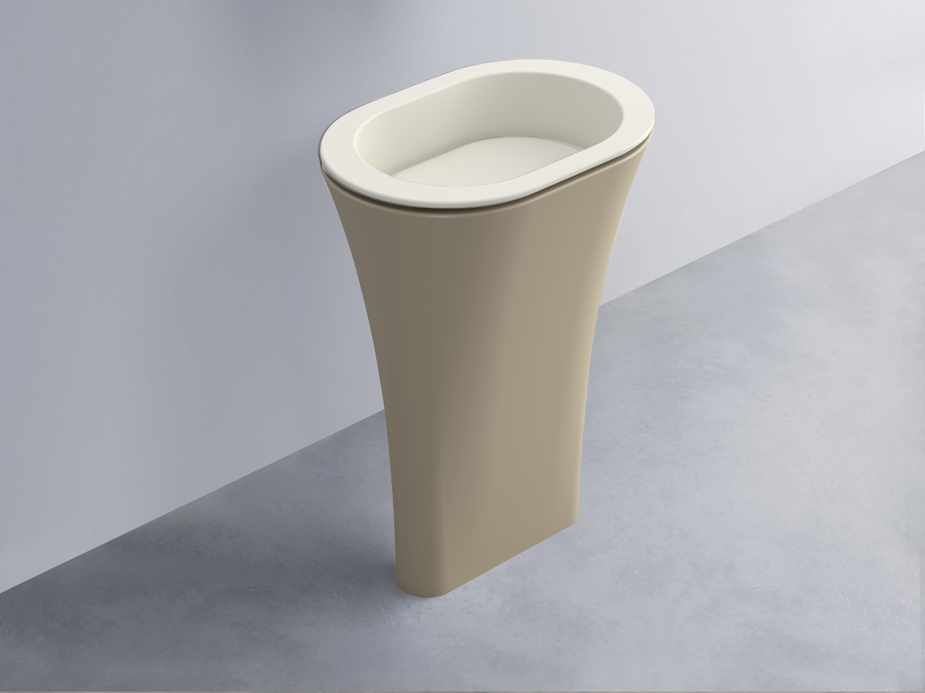 AMLA65-TL+AMPILO-TL+AMCOLO-AV Раковина Amedeo Ovale отдельностоящая cielo Enjoy + Amedeo Ceramica Cielo