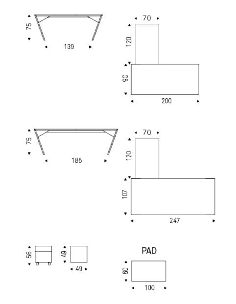 Деревянный прямоугольный стол Cattelan italia VEGA ARCH-00135904 - Вид №6