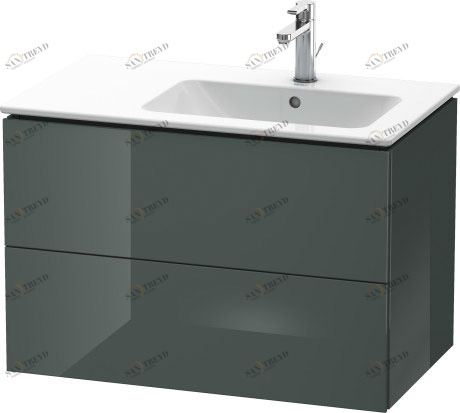 LC629203838 L-Cube Тумбочка подвесная Доломитово-серый глянцевый лак Duravit