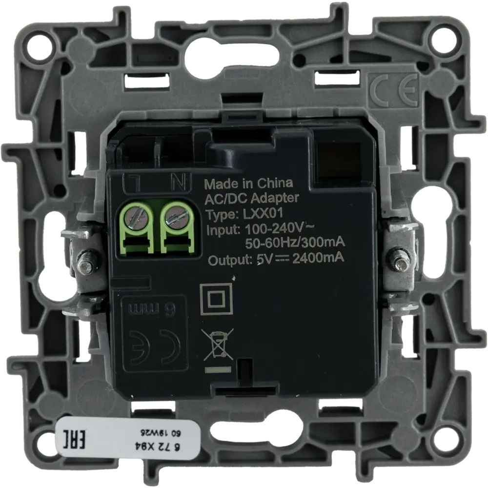 Зарядное устройство USB тип А / тип А - Legrand Etika - 3000мА 15Вт - алюминий STLM-2193472 - Вид №2