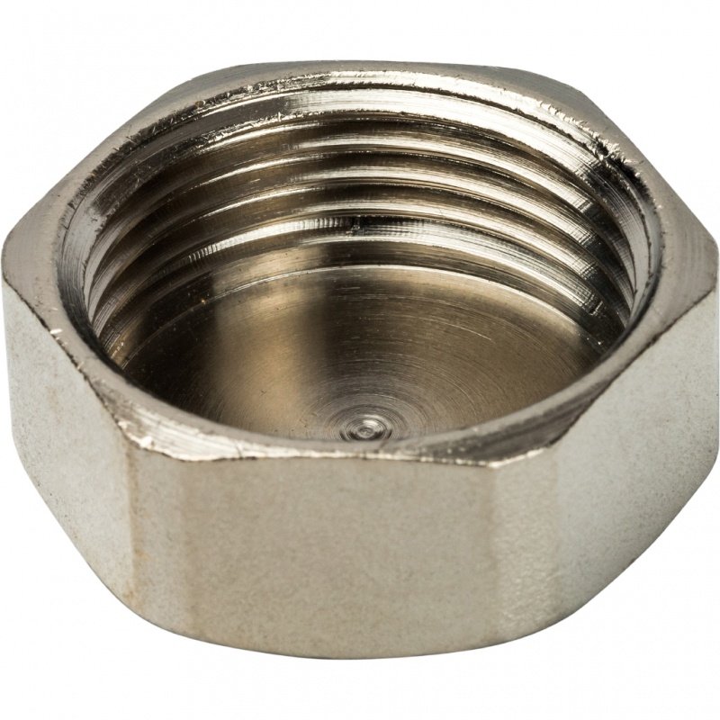 Заглушка ВР 1" никель STOUT SFT0027000001 - Вид №2