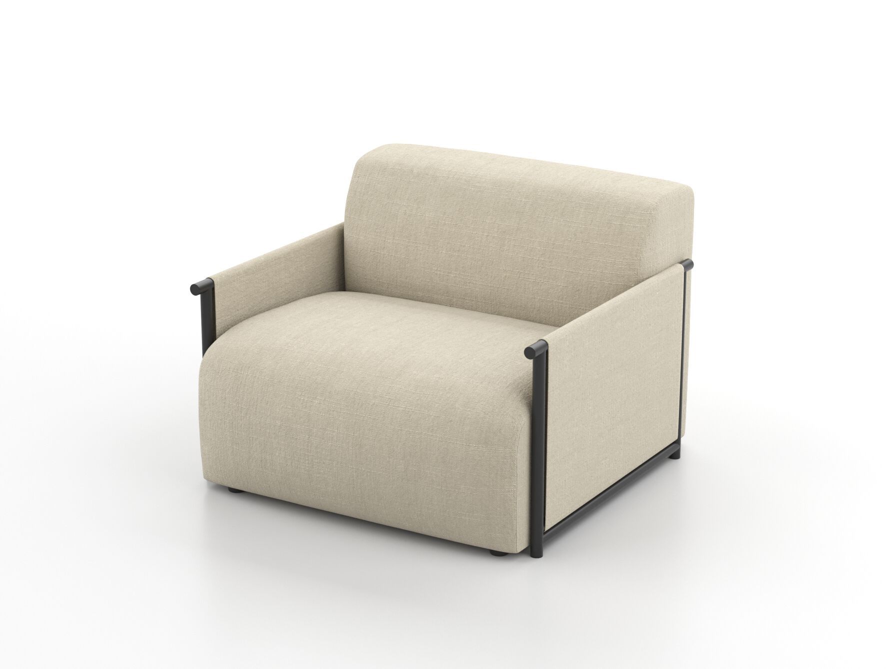 Тканевое кресло с подлокотниками Omelette Editions Savoye ARCH-00126752