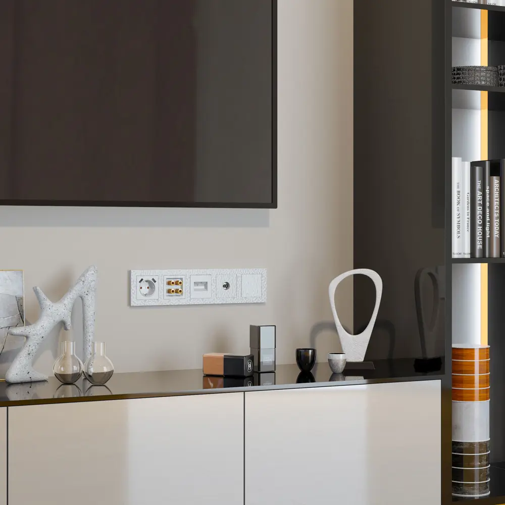 Заглушка накладная Werkel Hammer без заземления цвет белый STLM-2194346 - Вид №4